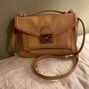 LOEFFLER RANDALL BLUSH REPTILE CLASSIC LEATHER CROSSBODY